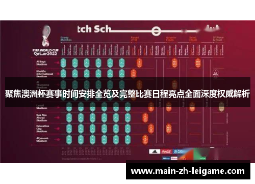 聚焦澳洲杯赛事时间安排全览及完整比赛日程亮点全面深度权威解析
